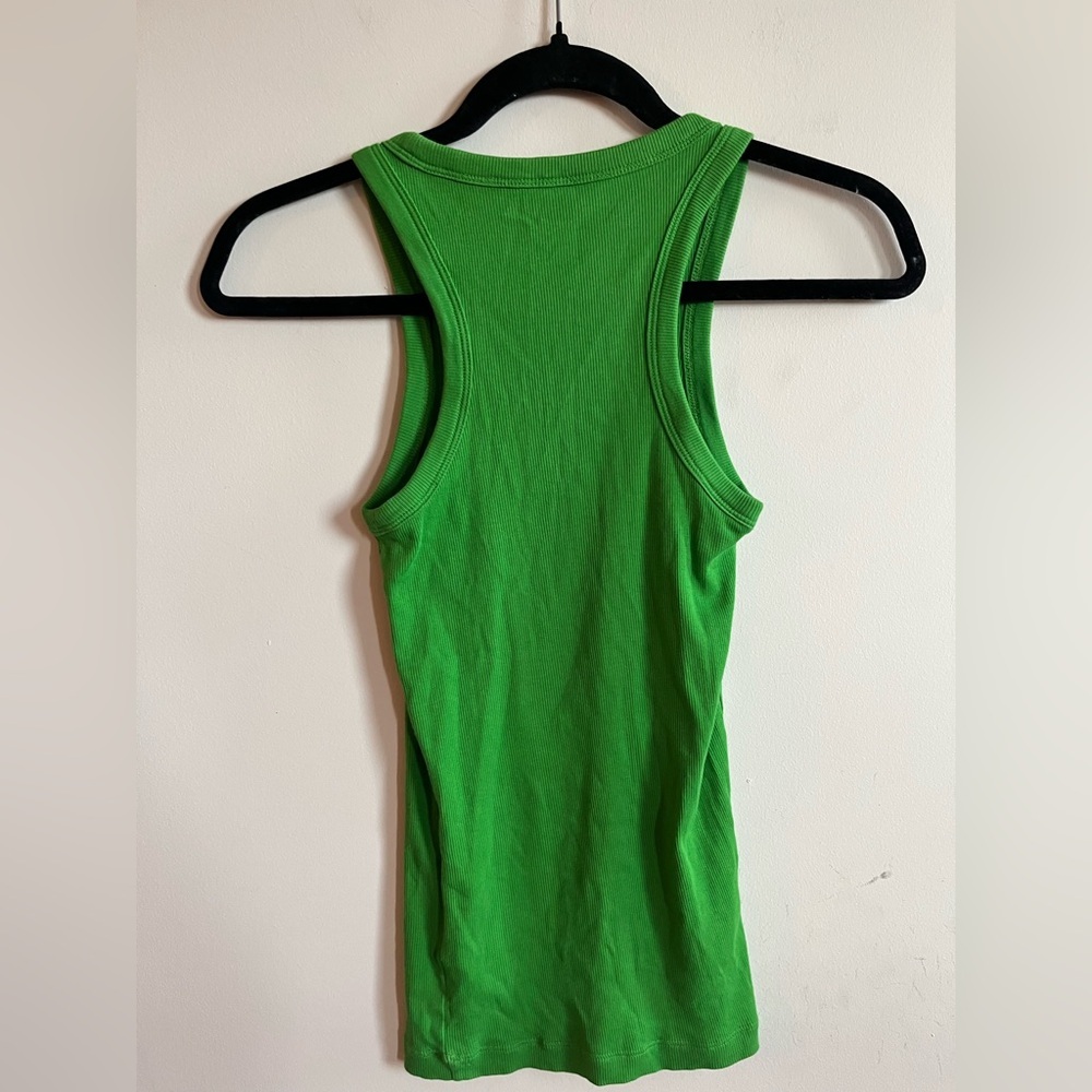ARKET Racer Green Tank Top - XS - Picture 6 of 6